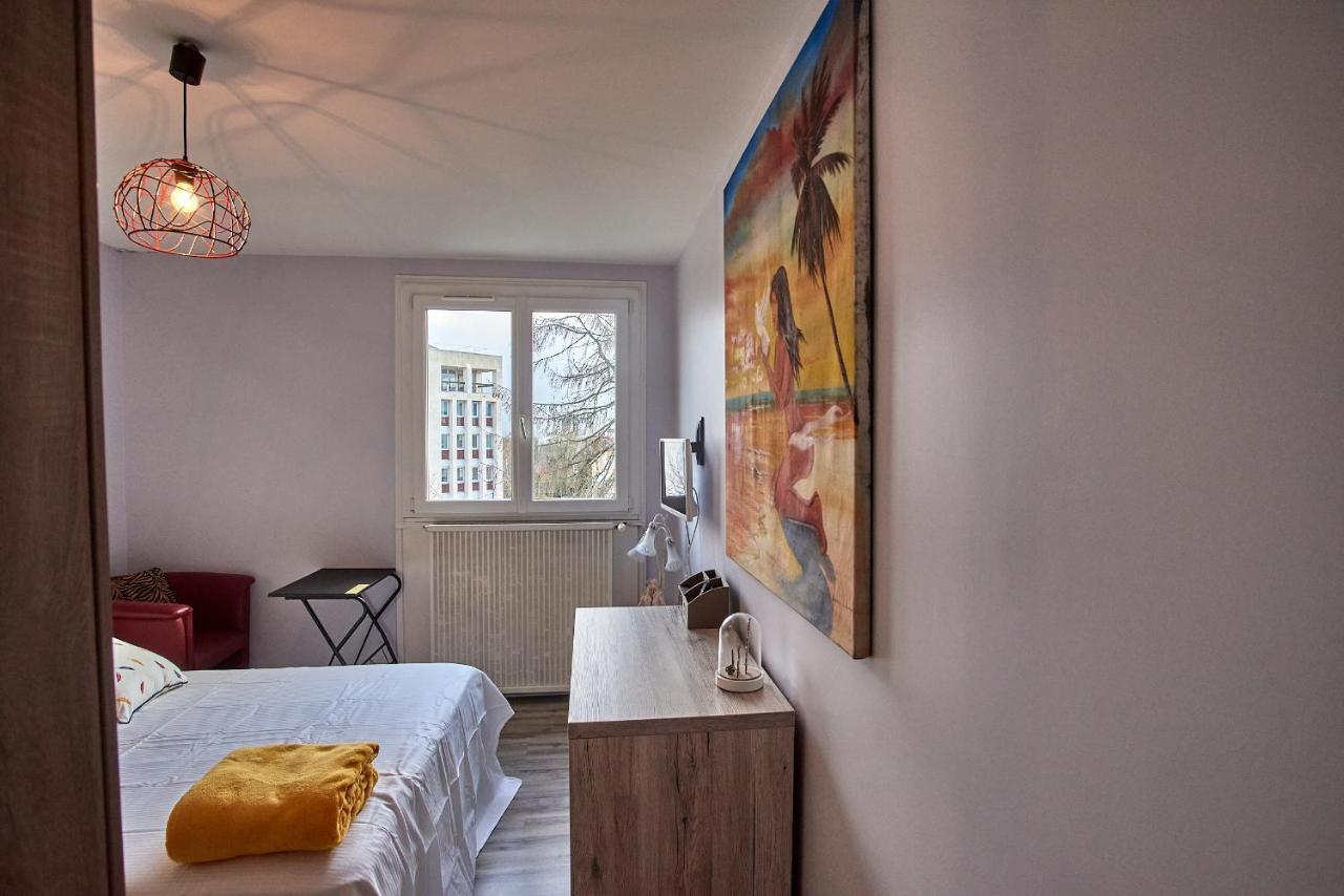 Chambres A Louer Dans Appartement Balcon - Wifi - Parking Gratuit Nevers Luaran gambar